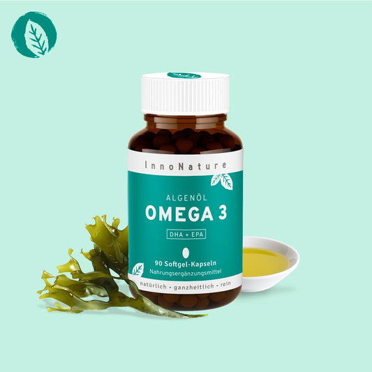 Algae Oil: Vegan Omega 3 Softgel Capsules