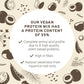 Organic Vegan Protein Mix Superfood Shake: Peas, Rice, Pumpkin, Almonds, Chia Seeds