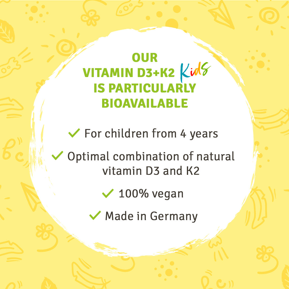 Vitamin D3 + K2 Kids Drops