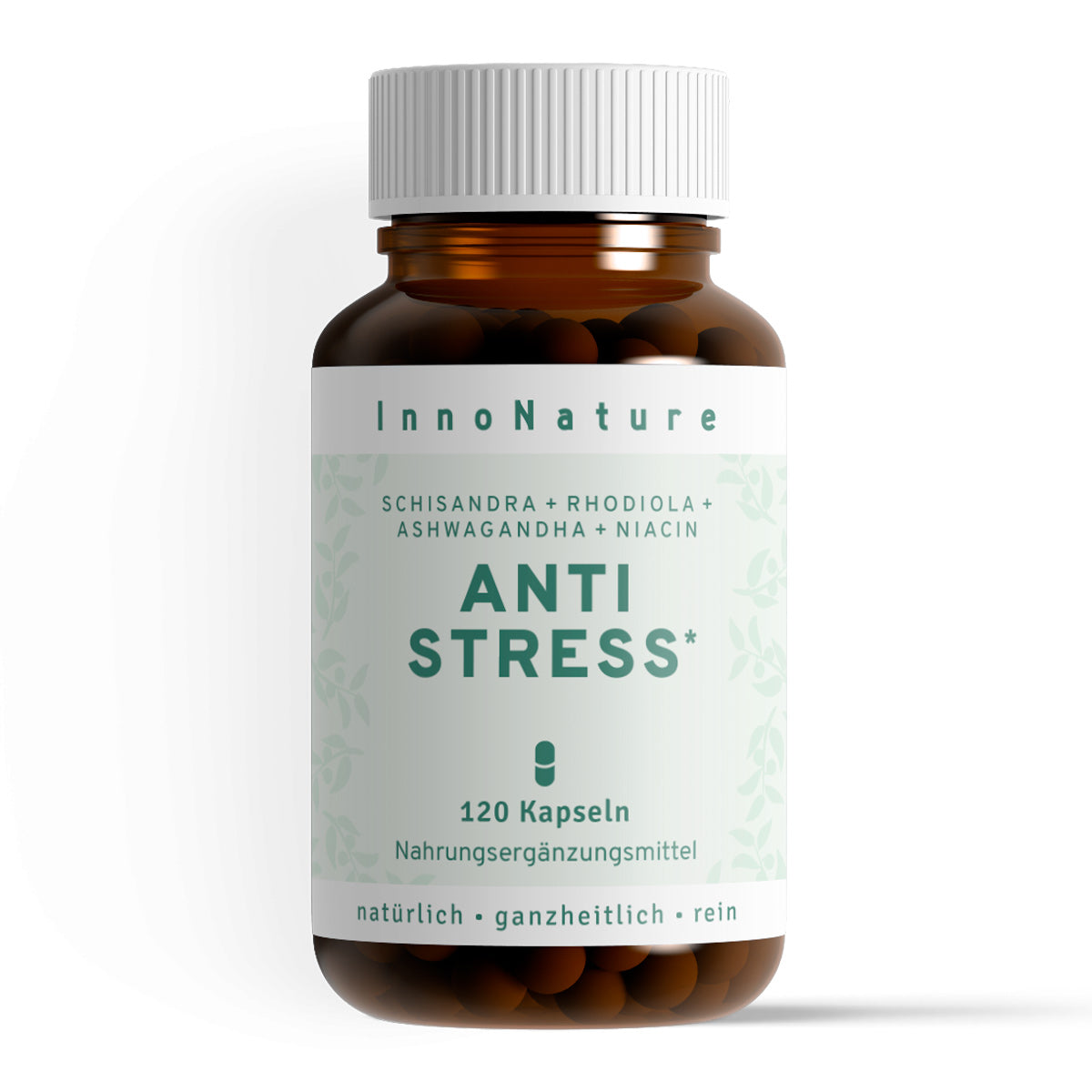 Anti Stress Capsules: Schisandra, Rhodiola, Ashwagandha, Vitamin B12